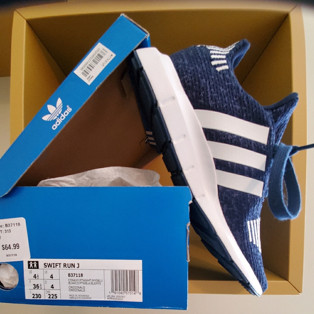 Adidas Swift Run J Navy